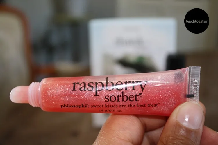 Philosophy Gift Set voor Moederdag: Thank You 2 Philosophy Gift set met lip shine Raspberry Sorbet