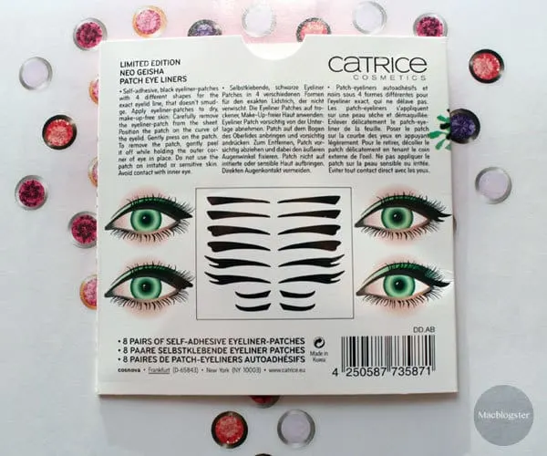 Getest: Plak Eyeliner van CATRICE (Geisha Eyeliners) 2 setje Geisha eyeliners