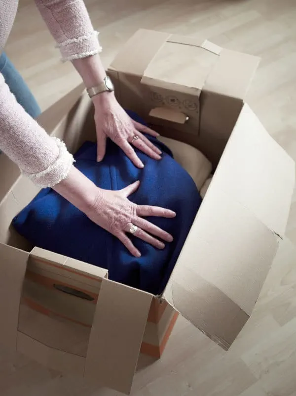 Ongedragen kleding Packmee