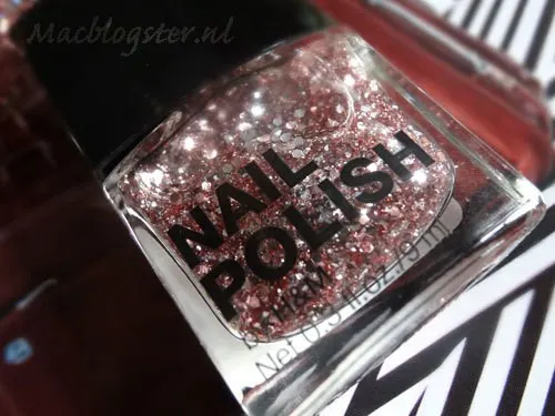 Roze H&M glitter nagellak
