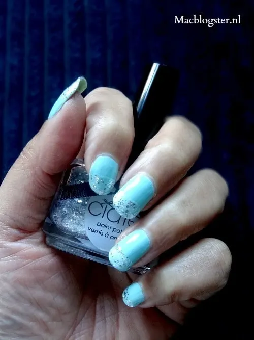 Ciate London review: diamant in een glitter nagellak potje! 4 Ciate Locket zilveren glitter nagellak