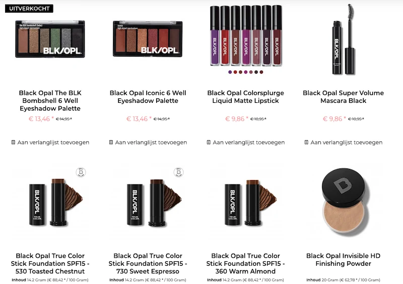 Het vernieuwde Black Opal assortiment
