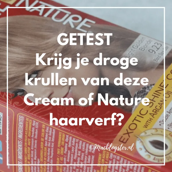 Getest: krijg je droge krullen van deze Cream of Nature haarverf?