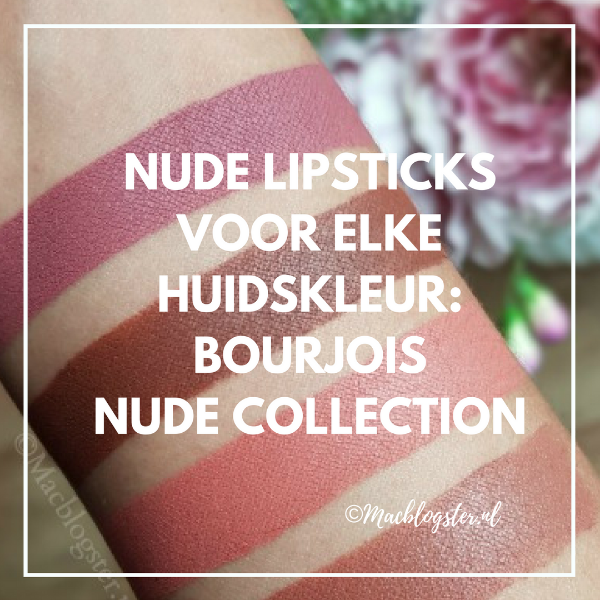Nude lipsticks voor elke huidskleur: Bourjois Rouge Velvet Nude Collection