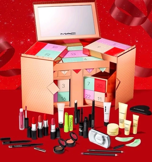 inhoud MAC Cosmetics adventskalender 2025