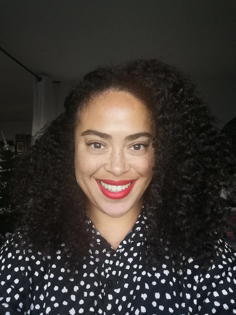 MAC Keith Haring lipstick swatch: Red Herring