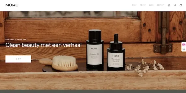 More Natural website