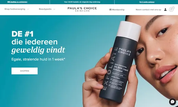 Paulas Choice website