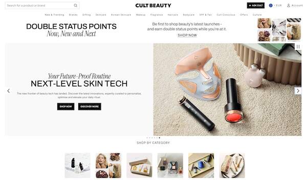 17 Skincare & Make-up Webshops Waar Ik Graag Shop 15 Cult Beauty webshop makeup shoppen